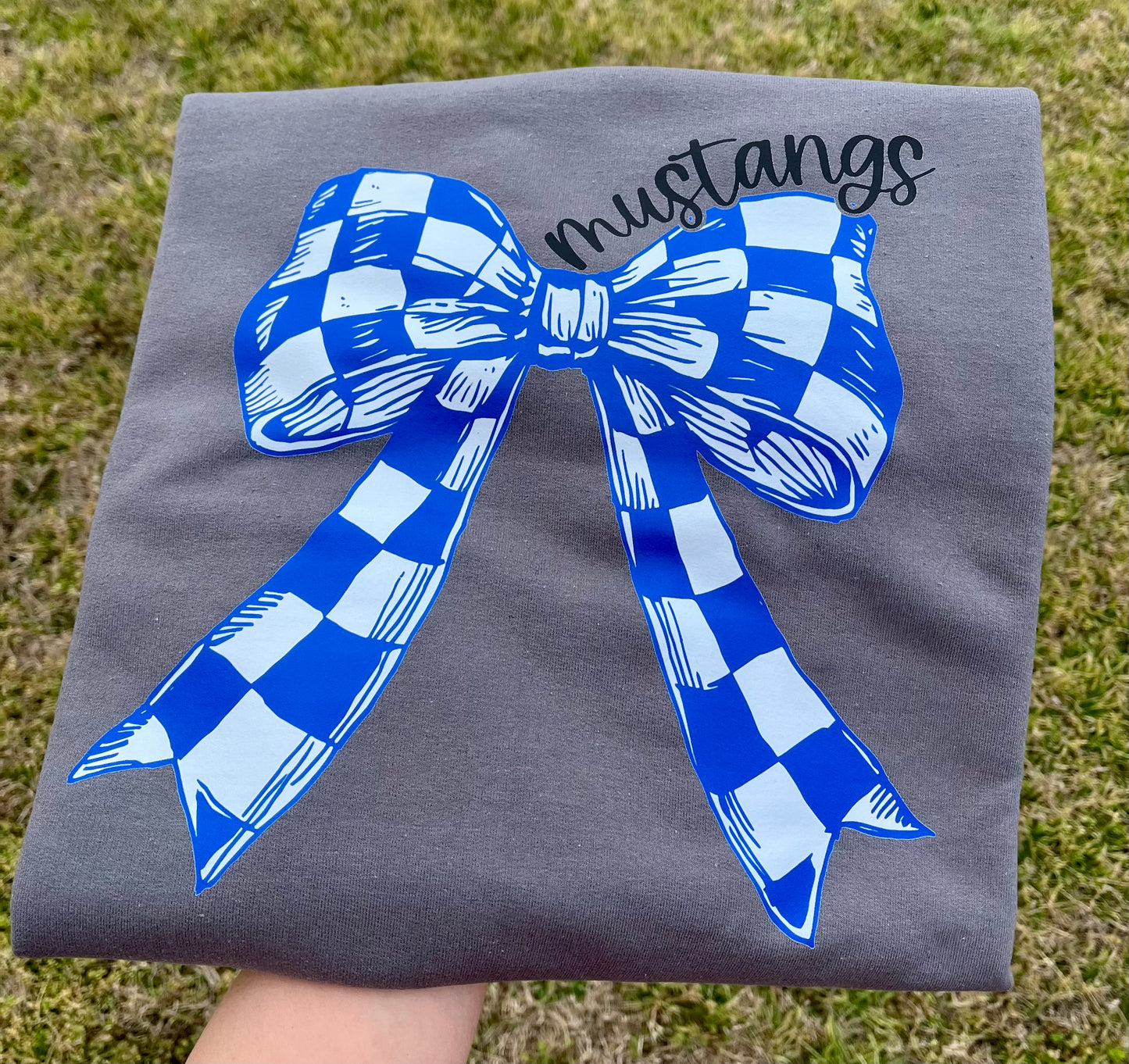 SIMPLE CHECKERED BOW
