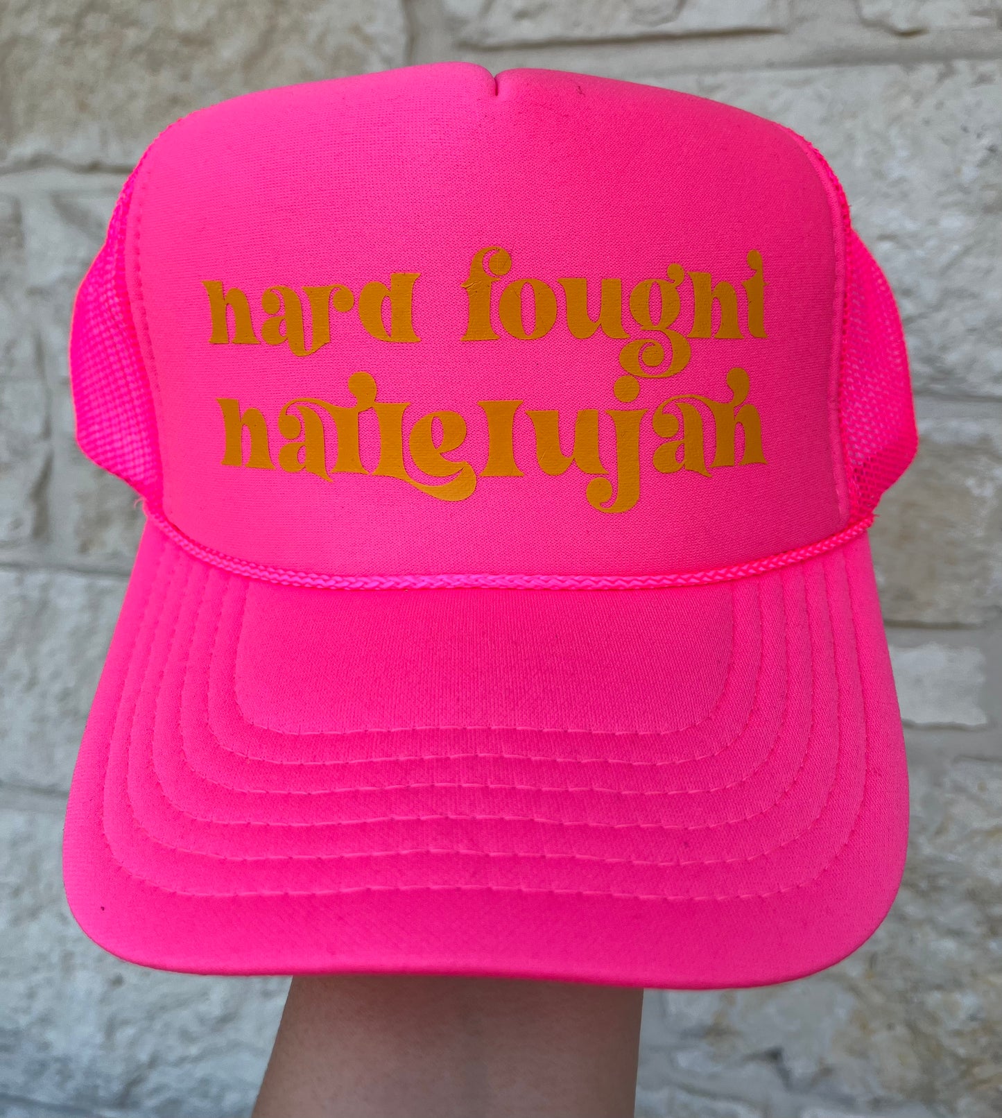 ALL MY LIFE HE'S BEEN FAITHFUL CHRISTIAN CAPS