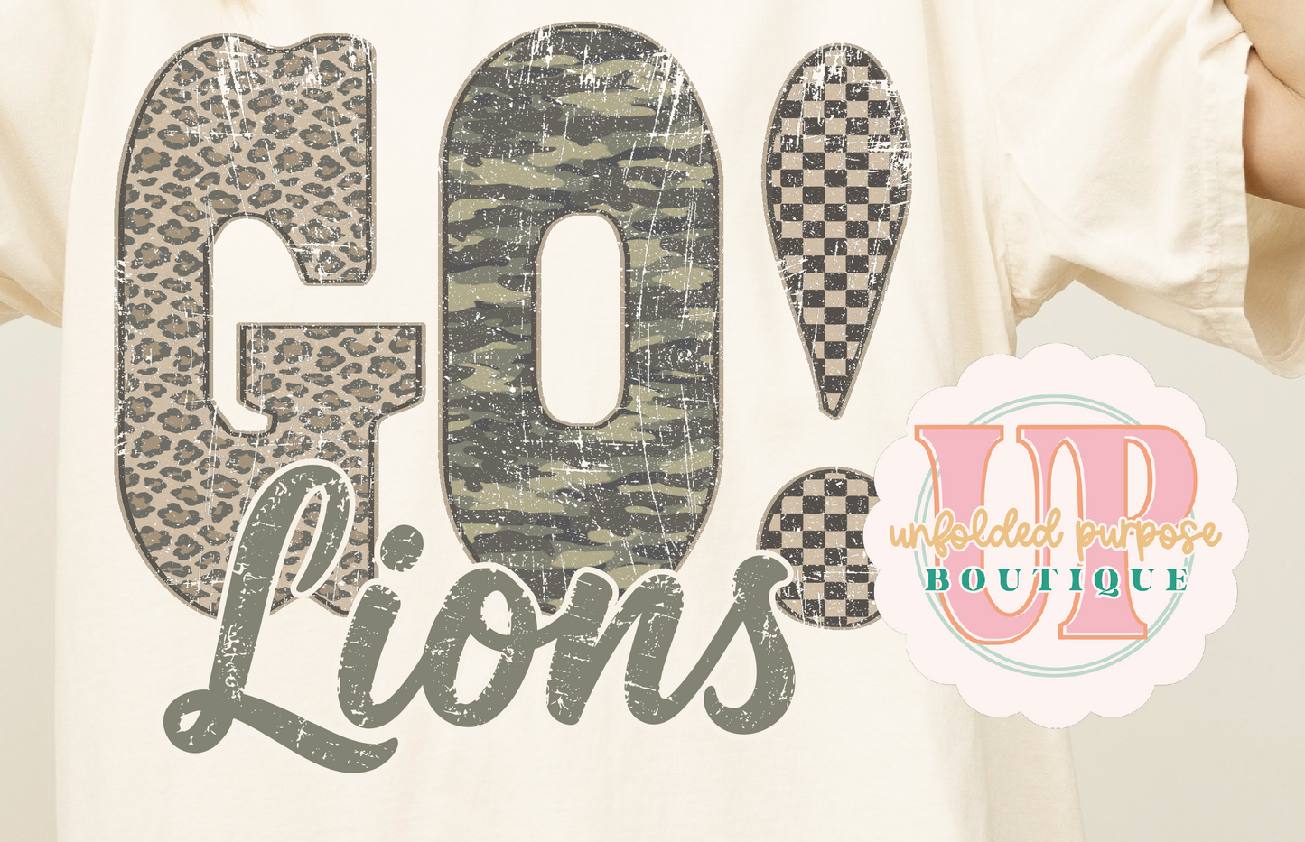 GO! CAMO LEOPARD CHECKER