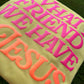 WHAT A FRIEND WE HAVE IN JESUS GLITTER PUFF