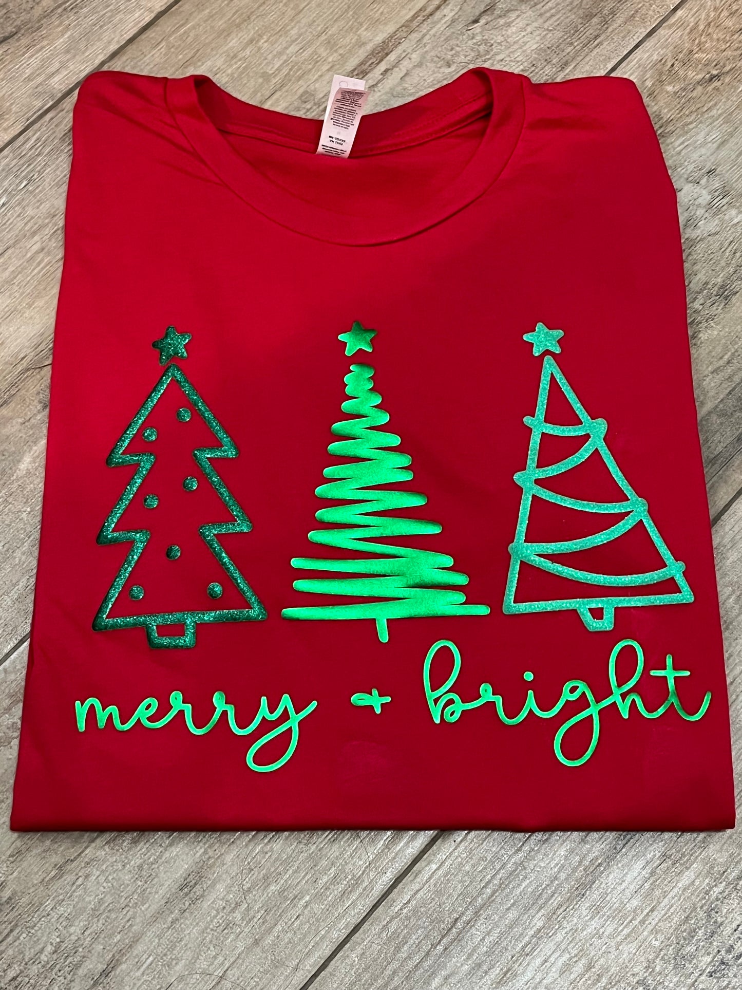 METALLIC PUFF CHRISTMAS TREE TRIO