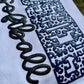 GLITTER PUFF LEOPARD SCHOOL/ TEAM SPIRIT TEE