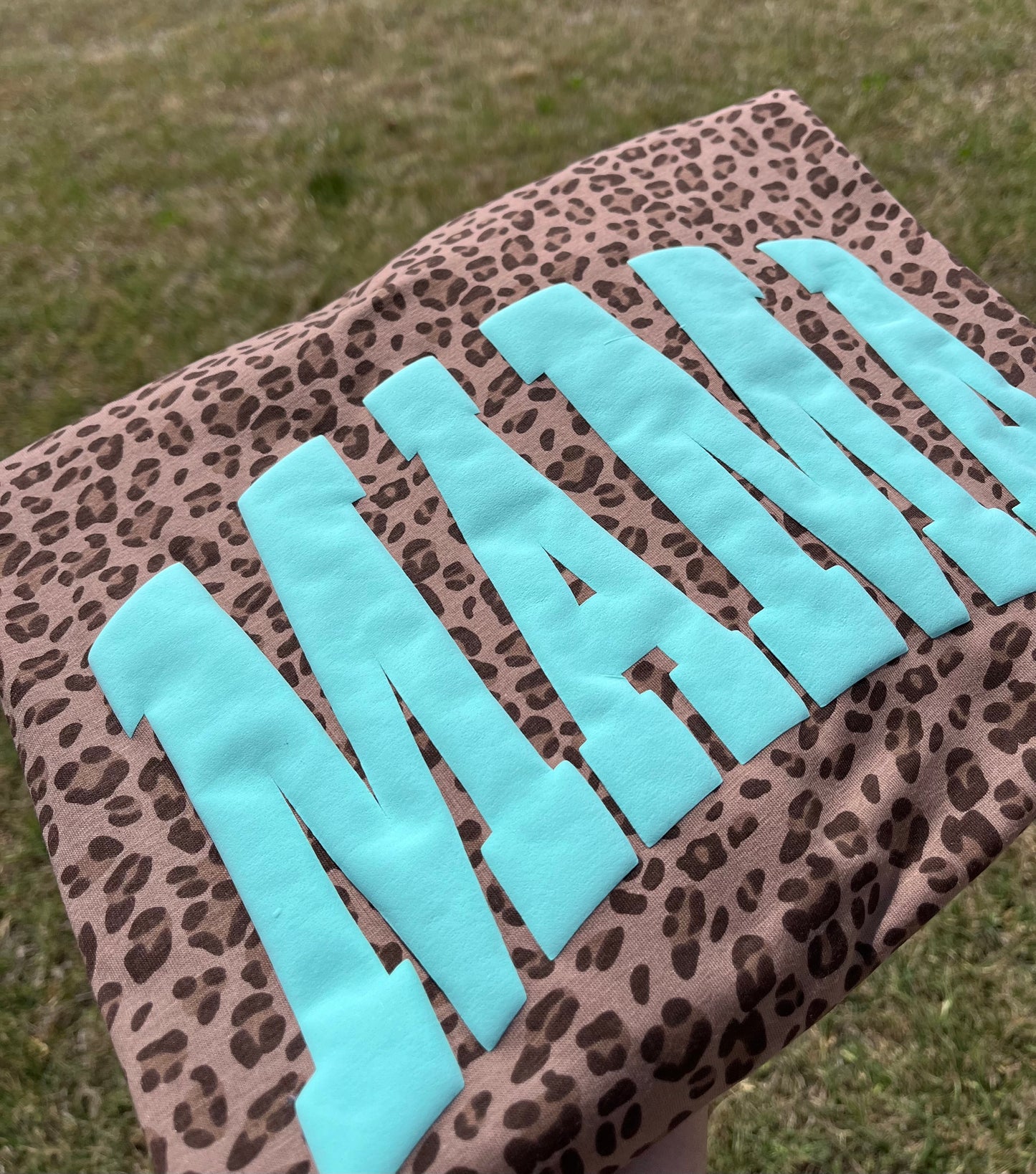 LEOPARD MAMA PUFF TEE