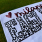 GLITTER PUFF LEOPARD SCHOOL/ TEAM SPIRIT TEE