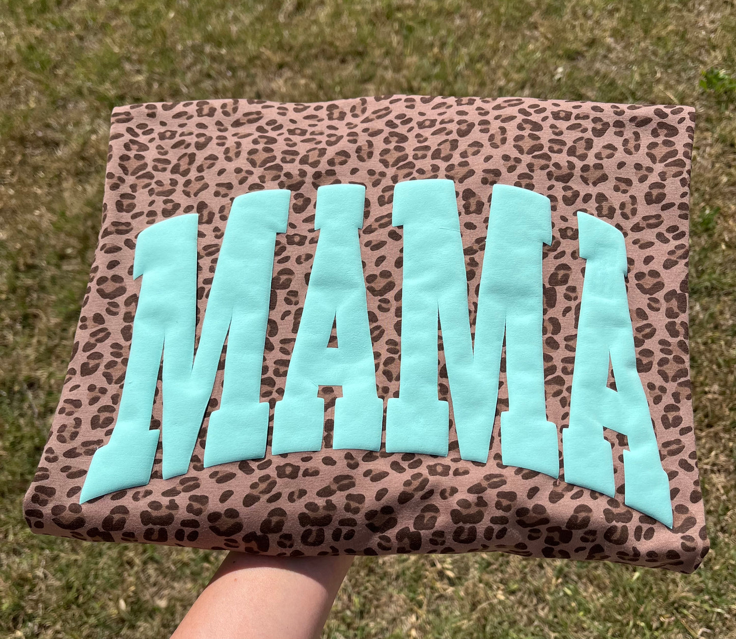 LEOPARD MAMA PUFF TEE