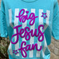BIG JESUS FAN W/ PUFF