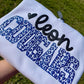 GLITTER PUFF LEOPARD SCHOOL/ TEAM SPIRIT TEE