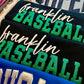 MASCOT GLITTER PUFF BASEBALL/ SOFTBALL