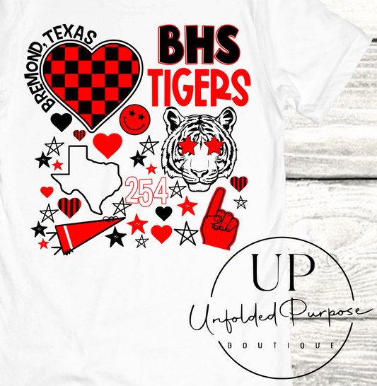 HIGH SCHOOL COLLAGE TEE- GENERIC