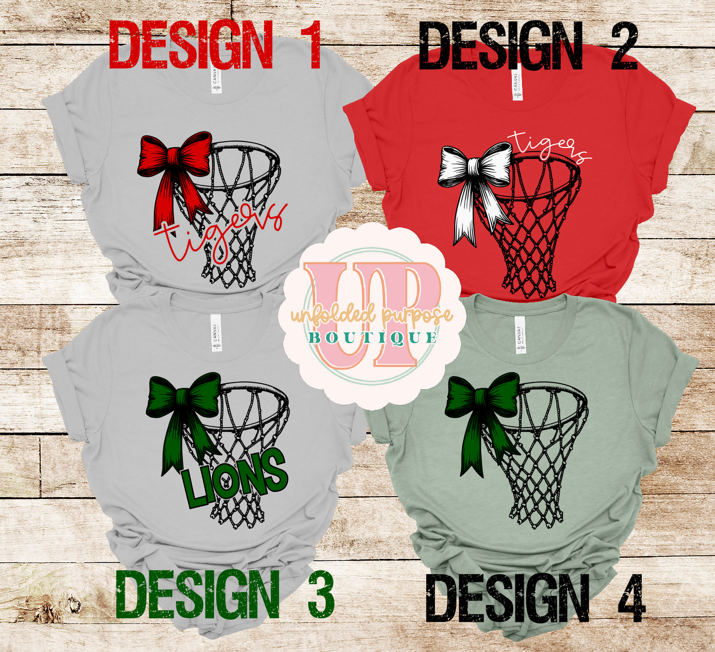 BASKETBALL NET COQUETTE BOW