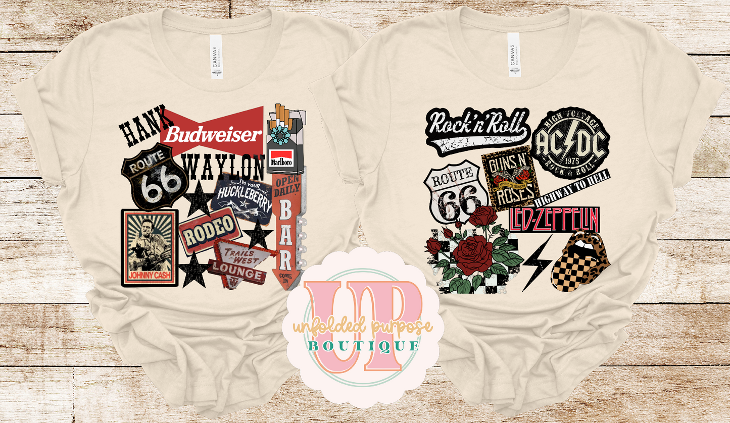 ROCK 'N COUNTRY COLLAGE