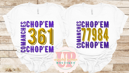 SHINER COMANCHES ZIP OR AREA CODE METALLIC PUFF