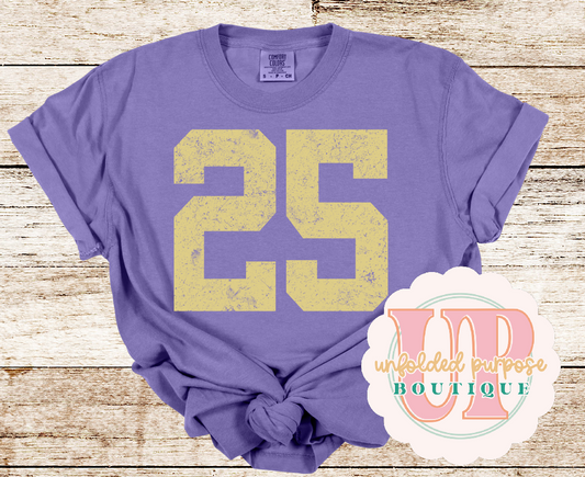 JERSEY NUMBER TEE