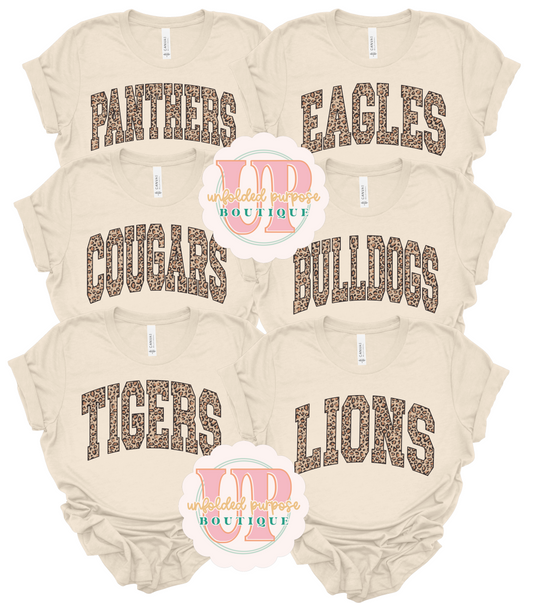 LEOPARD BLOCK MASCOT