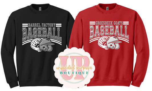 METALLIC PUFF HELMET BASEBALL/ SOFTBALL