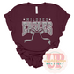 METALLIC PUFF BOW ATHLETIC BLOCK