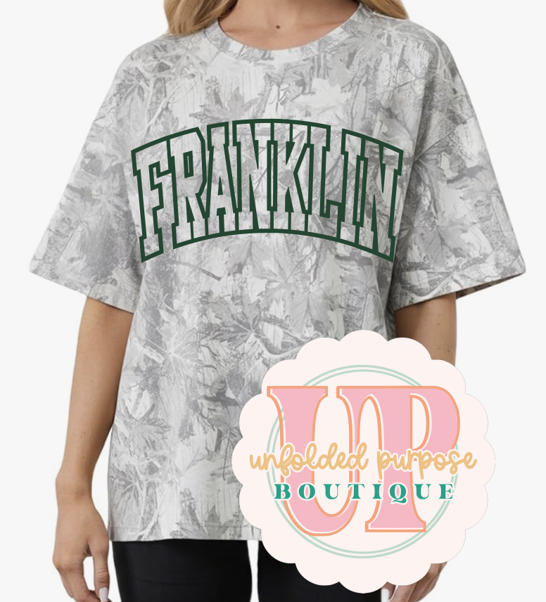 GREY CAMO CUSTOM TEE DESIGN