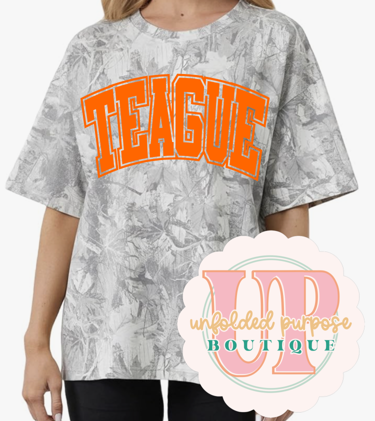 GREY CAMO CUSTOM TEE DESIGN