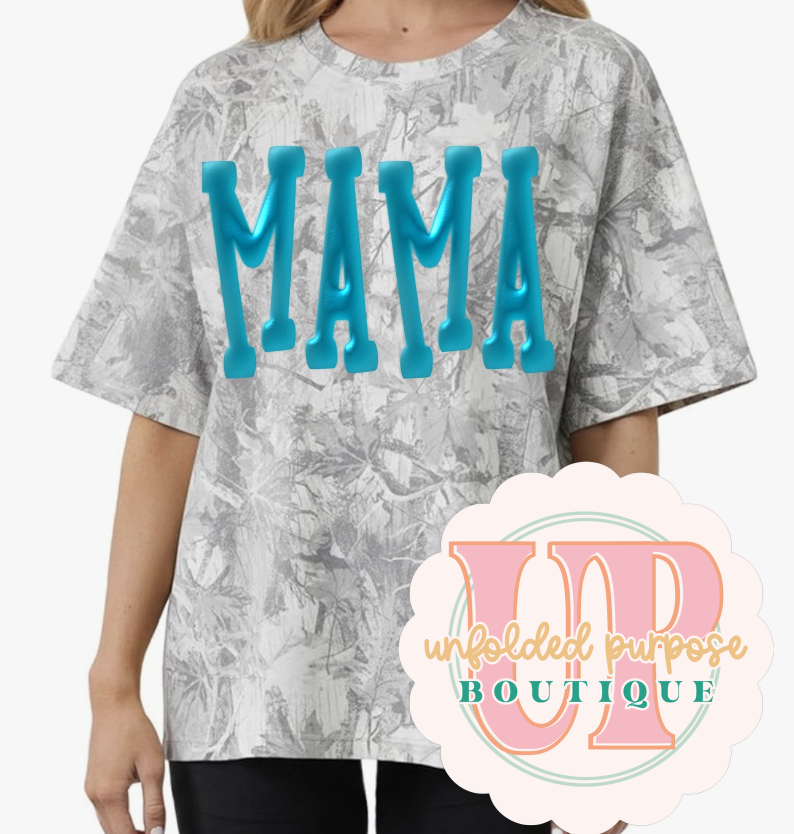GREY CAMO CUSTOM TEE DESIGN