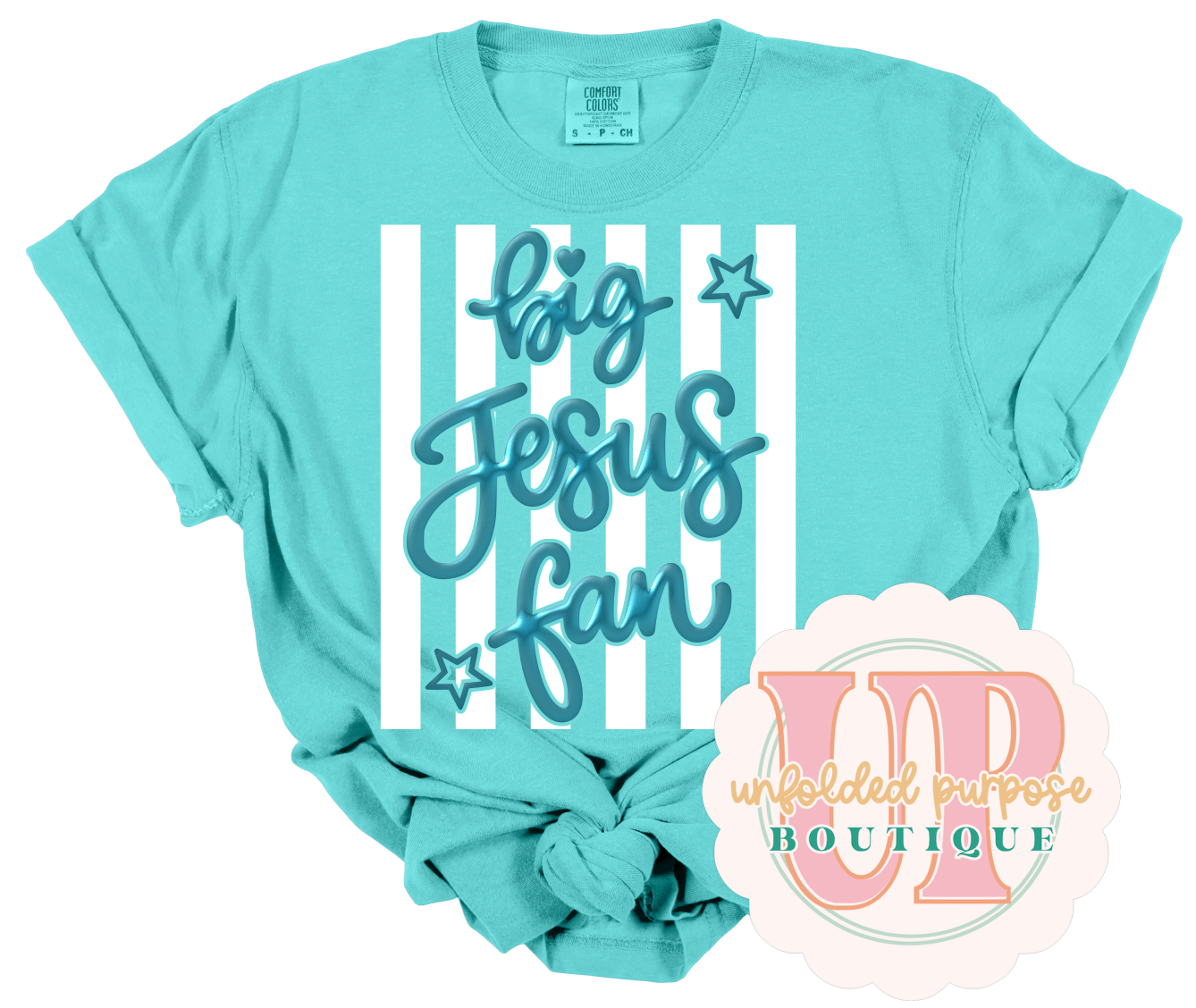 BIG JESUS FAN W/ PUFF
