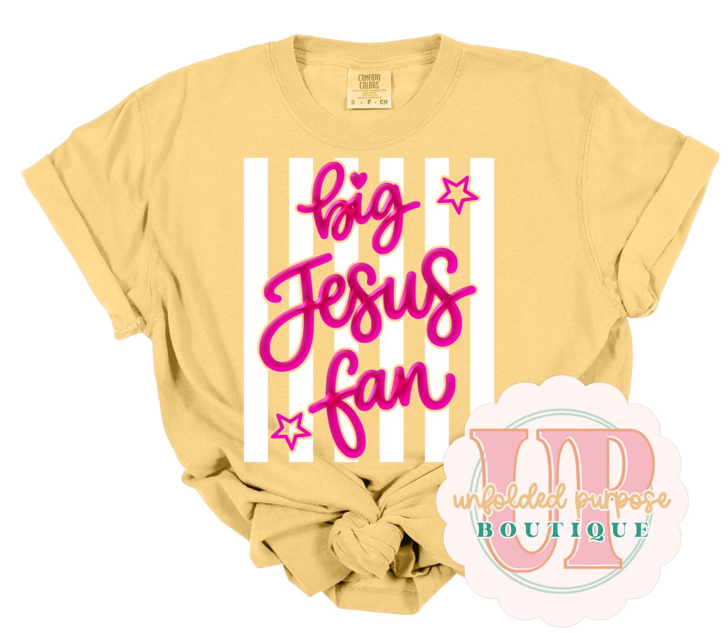 BIG JESUS FAN W/ PUFF