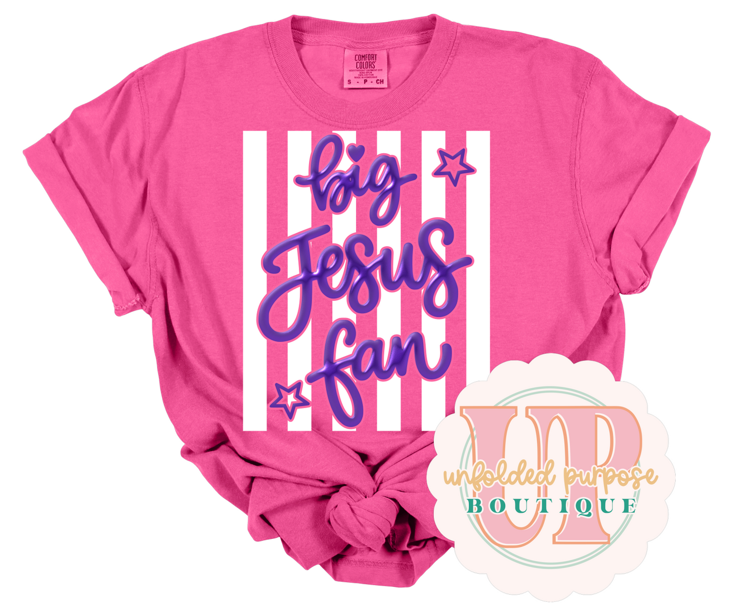 BIG JESUS FAN W/ PUFF