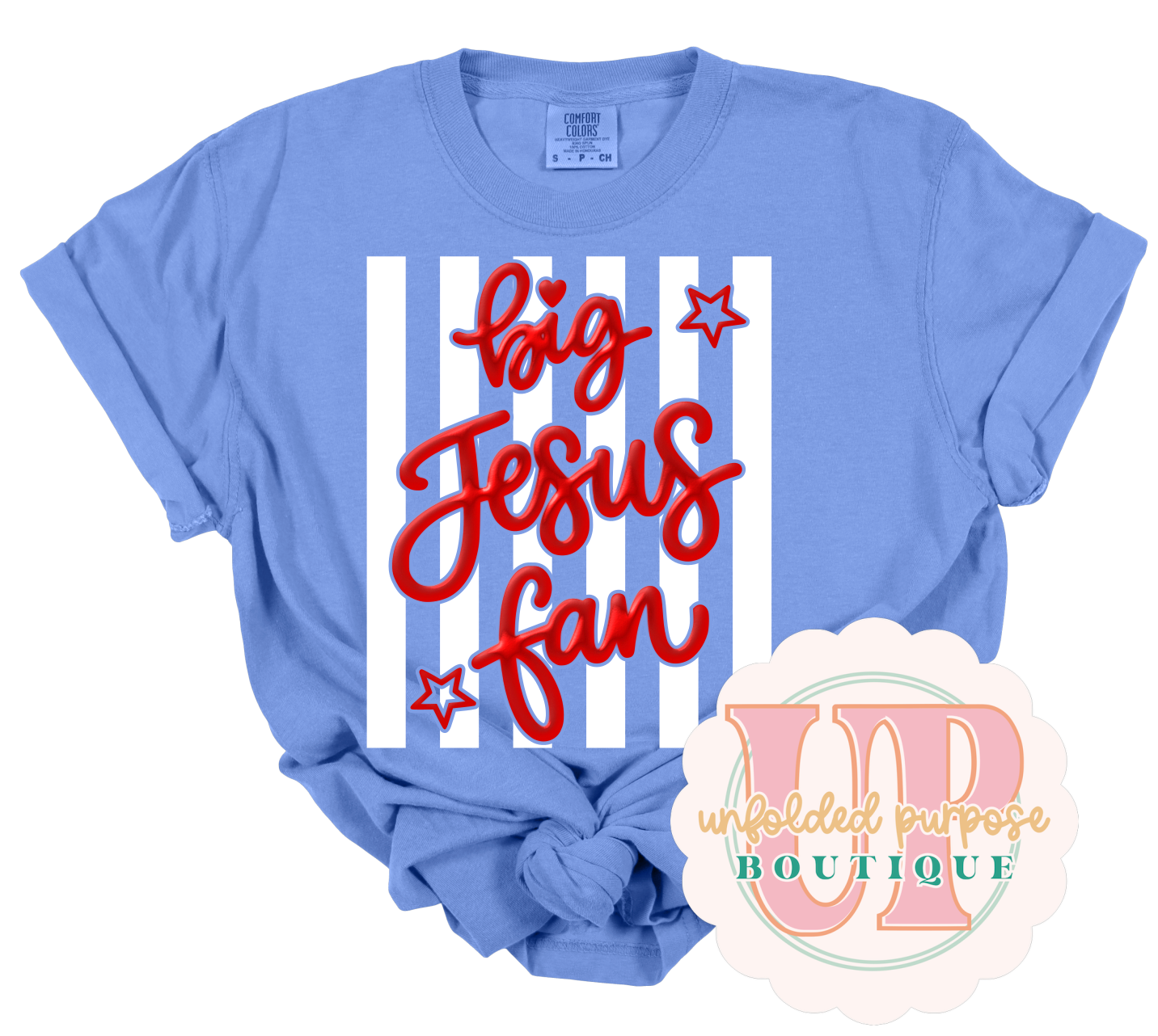 BIG JESUS FAN W/ PUFF