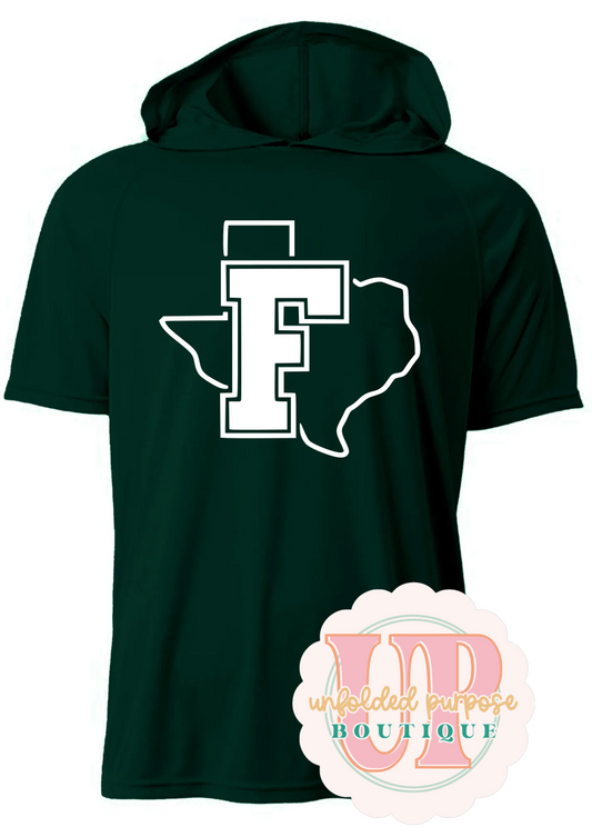 FRANKLIN MASCOT HOODED TEE