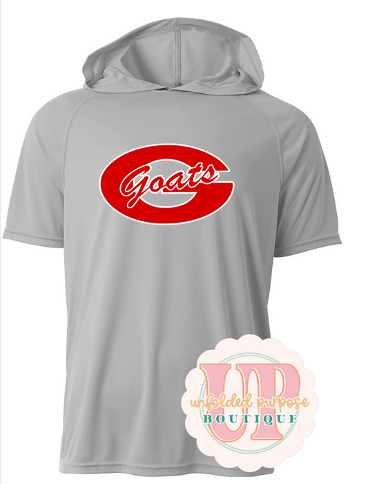 GROESBECK MASCOT HOODED TEE
