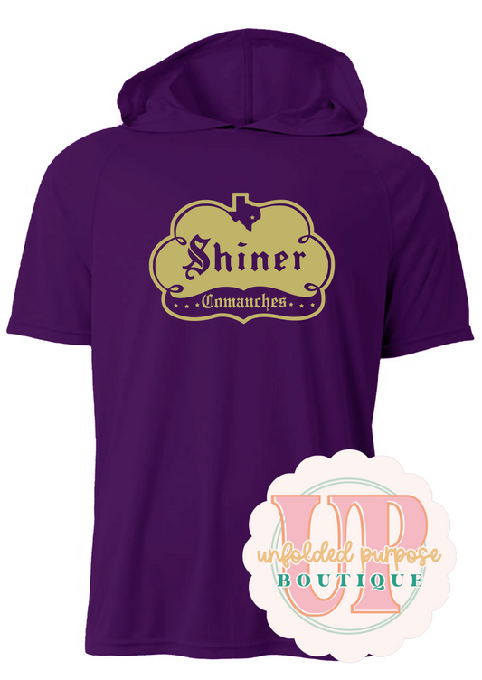SHINER MASCOT HOODED TEE