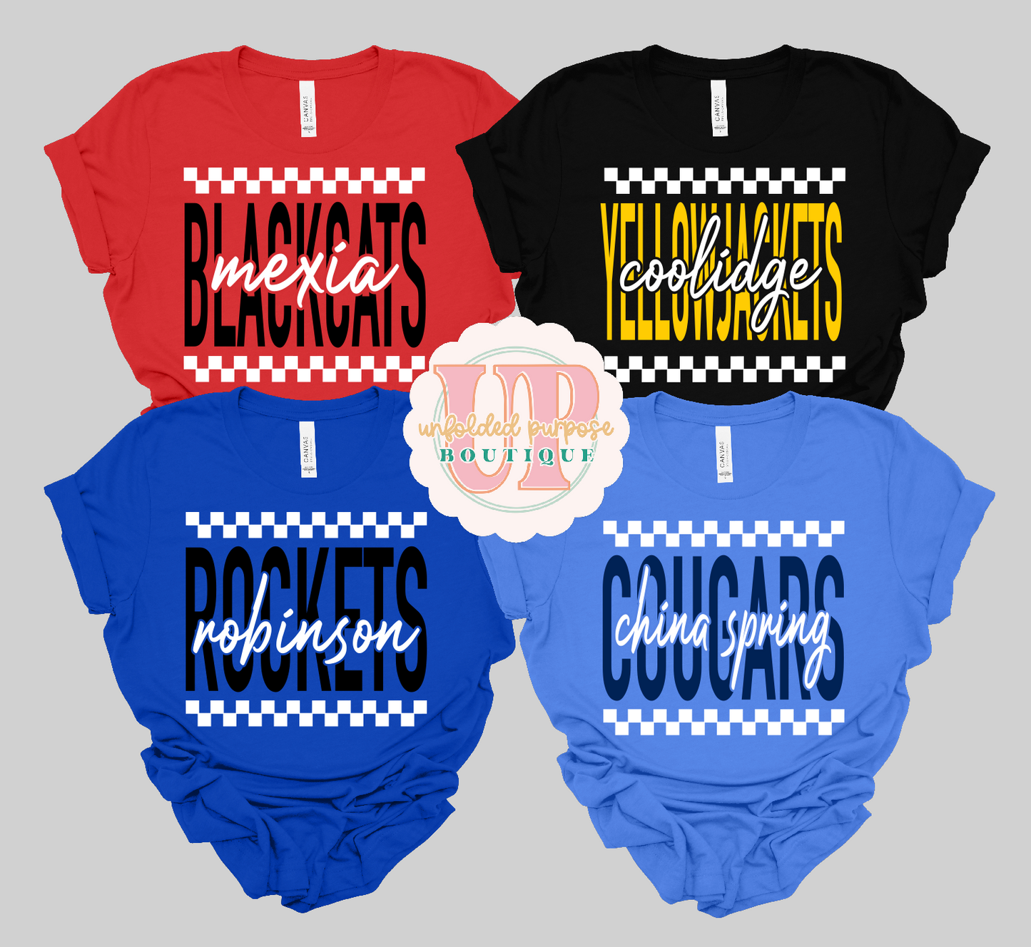CHECKER BLOCK TEAM/ MASCOT