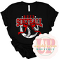 METALLIC PUFF BOW BASEBALL/ SOFTBALL