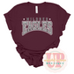 METALLIC PUFF BOW ATHLETIC BLOCK