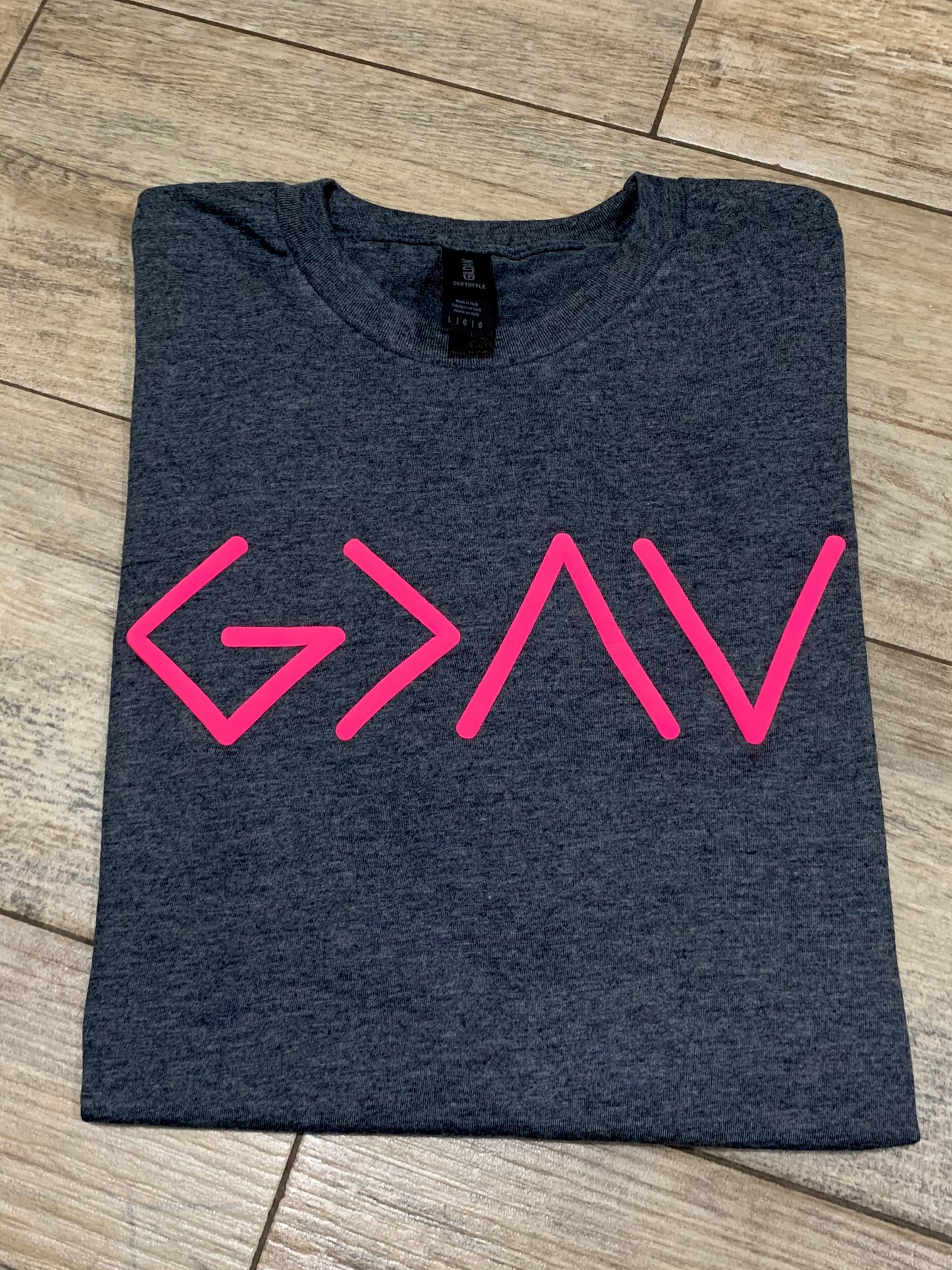 GOD IS GREATER PUFF TEE